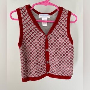 Janie and Jack Baby Boy Christmas Sweater Vest - Size 12-18 months